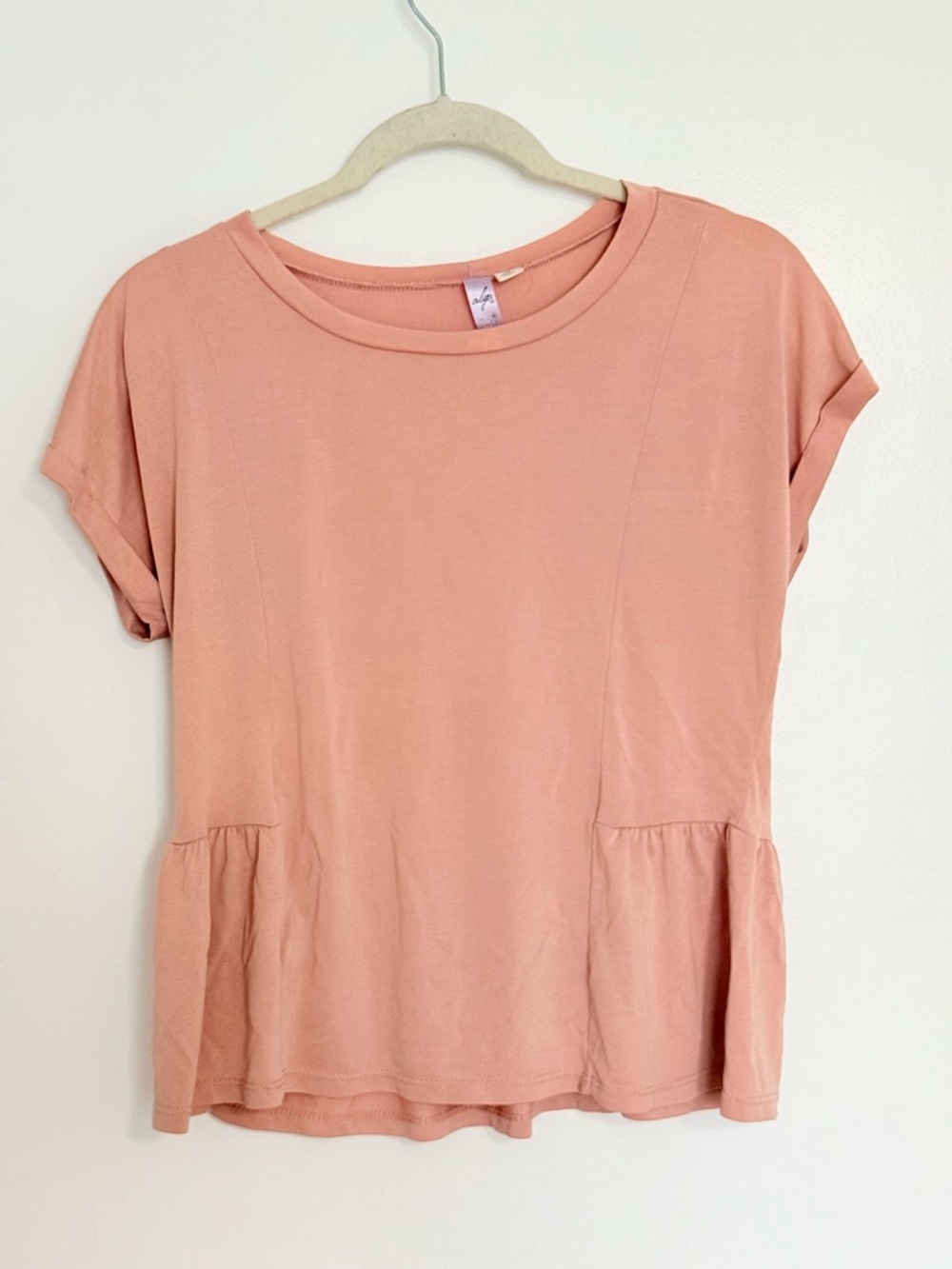 Women's Short Sleeve Peplum Top